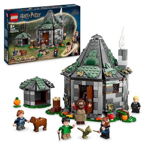 Lego Harry Potter La Capanna Di Hagrid: Una Visita Inattesa, Giochi Per Bambini E Bambine Da 8 Anni In Su, Casa Giocattolo Da Costruire Con 7 Personag