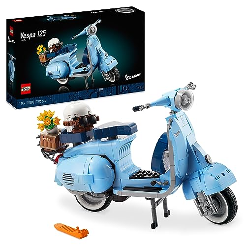 Lego Icons Vespa 125, Kit Modellismo Per Adulti In Mattoncini, Idea Regalo Creativa Per Uomo, Donna, Lui O Lei, Replica Piaggio Anni 60 Da Costruire,