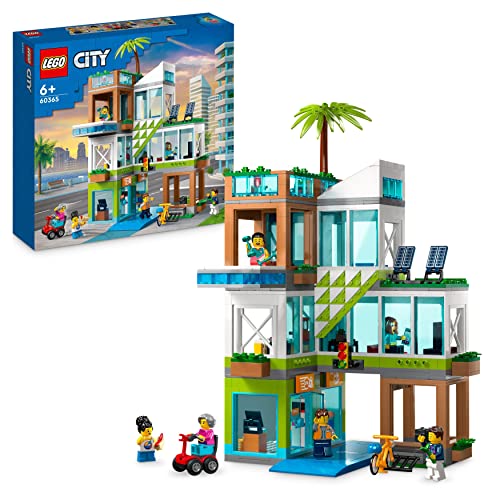Lego City Condomini, Modular Building Set Con Stanze Combinabili, Negozio, Bicicletta Giocattolo E 6 Minifigure, Regalo Di Compleanno Per Bambini E Ba