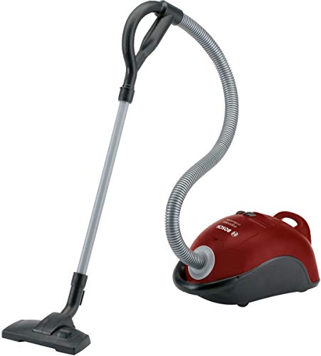 Klein Theo 6828 Aspirapolvere Bosch, Funzione Di Aspirazione E Sonora A Batterie, 19 X 25 X 74 Cm, Giocattolo Per Bambini A Partire Dai 3 Anni