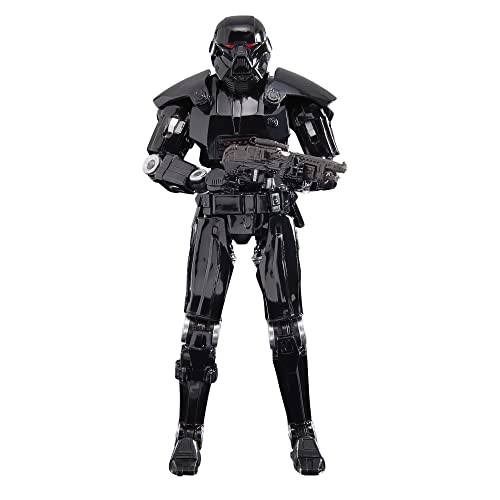Star Wars Hasbro The Black Series, Action Figure Di Un Dark Trooper Da 15 Cm, Ispirata The Mandalorian, Dai 4 Anni In Su