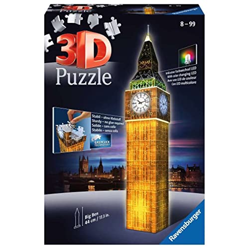 Big Ben Con Luce
