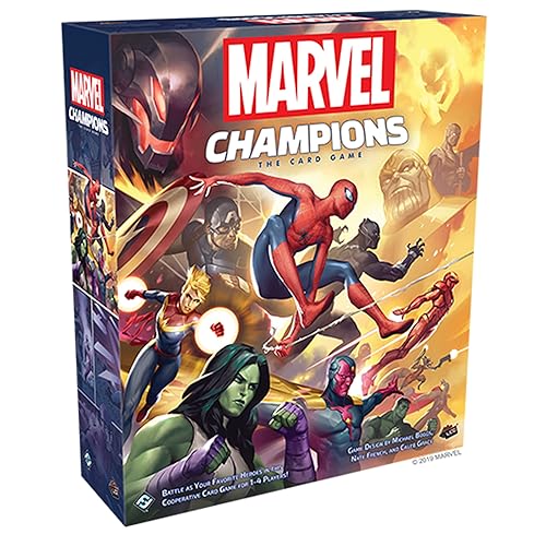 Fantasy Flight Games , Marvel Champions: Base Game, Card Game, Ages 14+, 1-4 Players, 45-90 Minute Playing Time