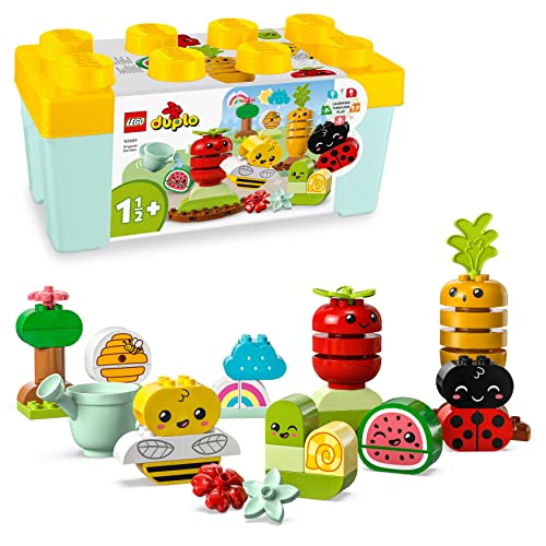 Lego Duplo My First Giardino Biologico, Giochi Educativi E Impilabili Per Neonati E Bambini Da 1,5 Anni In Su Con Coccinella, Ape, Frutta E Verdura, I