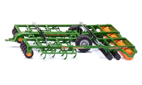 Siku 2069, Amazone Centaur, Attrezzo Per Trattori Giocattolo, 1:32, Metallo E Plastica, Verde, Rullo Packer Girevole, Telaio Pieghevole, Verniciatura