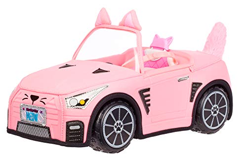 Na! Na! Na! Surprise Macchina Decappottabile Di Peluche Per Bambole, Colore Rosa, Tema Gattino, Adatto Per Tutte Le Bambole, Età 3+