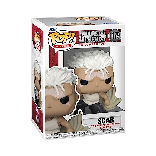 Funko Pop! Animation: Fma: B - Scar - Full Metal Alchemist: Brotherhood - Figura In Vinile Da Collezione - Idea Regalo - Merchandising Ufficiale - Gio