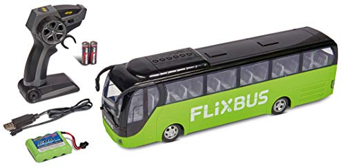 Carson 500907342 Flixbus 2,4 Ghz – 100% Pronto Per L'Uso, Autobus Giocattolo, Auto Telecomandata, Per Bambini A Partire Dagli 8 Anni, Tempo Di Guida C