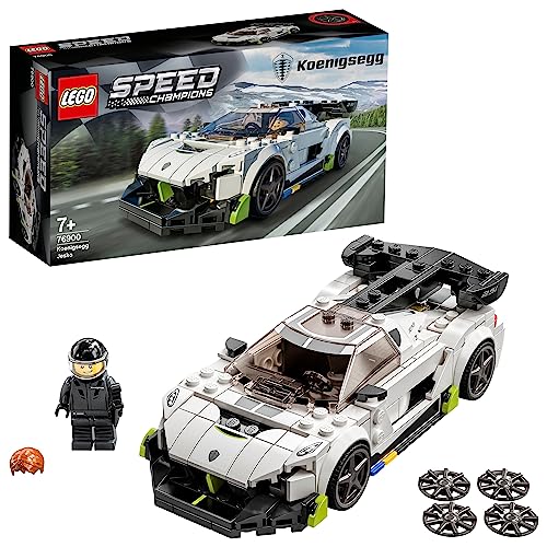 Lego Speed Champions Koenigsegg Jesko, Auto Sportiva Con Minifigure Del Pilota, Macchina Giocattolo Per Bambini 76900