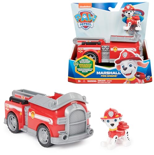 Paw Patrol, Camion Dei Pompieri Di Marshall, Veicolo E Personaggio Marshall, Giochi Bambini, 3+ Anni