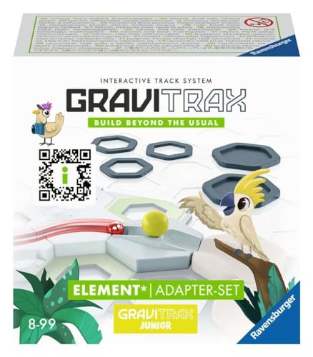 Ravensburger Gravitrax Element-Set Di Adattatori Per Bambini, Pista Per Biglie Interattiva, Educativi E Giocattoli Da Costruzione A Partire Dagli 8 An