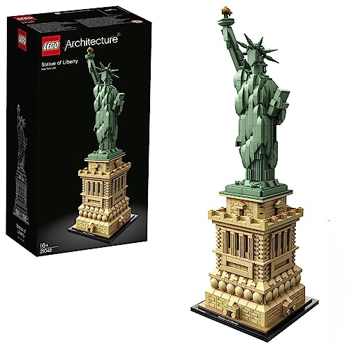 Lego Architecture Statua Della Libertà, Kit Modellismo Per Adulti, Modellino Da Costruire Souvenir Di New York, Idea Regalo Donna O Uomo, Decorazione