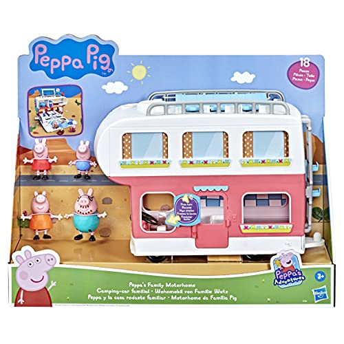Peppa Pig-F21825G0 Pep Peppas Family Motorhome, Multicolore, F2182