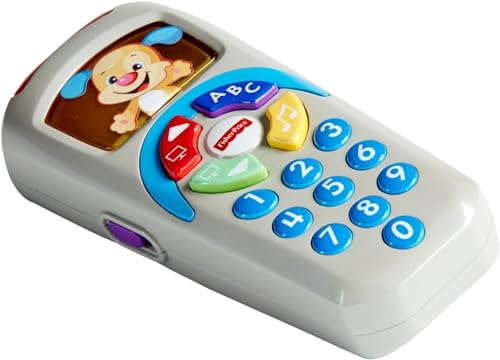 Fisher-Price Telecomando Di Cagnolino, Giocattolo Educativo Per L'Apprendimento, Per Bambini Da 6+ Mesi, Edizione: Uk-Inglese , Dld30