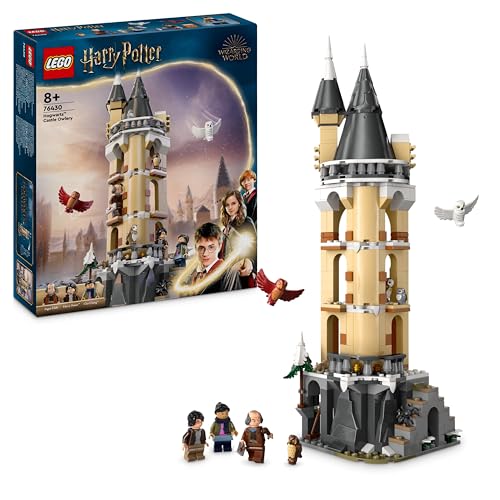 Lego Harry Potter Guferia Del Castello Di Hogwarts, Gioco Per Bambini E Bambine Da 8 Anni In Su Con 3 Minifigure E 5 Gufi Giocattolo, Idea Regalo Dal