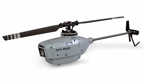 Amewi 25323 Afx-Pd100 - Elicottero A 4 Canali Con Telecamera Hd, 6G, 2,4 Ghz, Rtf, Colore: Grigio