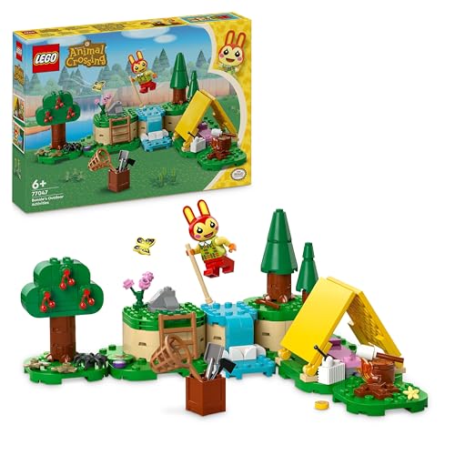 Lego Animal Crossing Bonny In Campeggio, Giochi Creativi Per Bambini E Bambine Da 6 Anni Con Coniglietto Giocattolo E Tenda Da Costruire Dalla Serie D