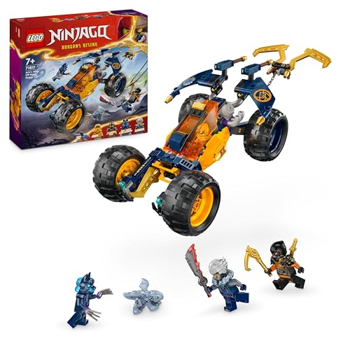 Lego Ninjago Buggy Fuoristrada Ninja Di Arin, Giochi Per Bambini E Bambine Da 7 Anni In Su, Macchina Giocattolo Da Costruire Con Drago E 4 Minifigure