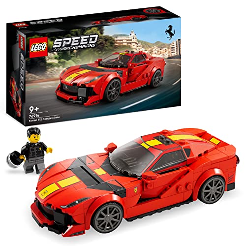 Lego Speed Champions Ferrari 812 Competizione, Modellino Di Auto Sportiva Da Costruire, Set Con Macchina Giocattolo Da Collezione, Idea Regalo Per Bam