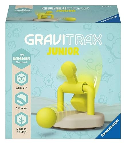 Ravensburger Gravitrax Junior Martello - Espansione Per Pista Gravitrax Junior - Gioco Innovativo Ed Educativo Stem, A Partire Dai 3 Anni