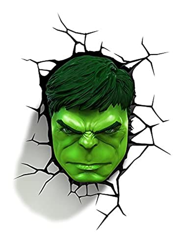 3D Light Fx Marvel Hulk 3D Deco Led Da Parete