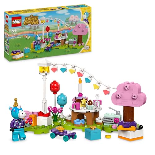Lego Animal Crossing Festa Di Compleanno Di Giuliano, Giochi Creativi Per Bambini E Bambine Da 6 Anni Con Minifigure Di Unicorno Giocattolo Della Seri