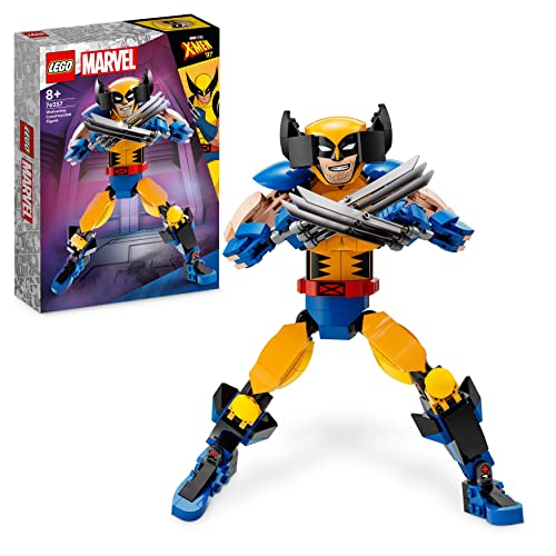 Lego Marvel Personaggio Di Wolverine, Set Con Action Figure Costruibile Degli X-Men Con 6 Elementi Artiglio, Gioca Ed Esponi Gli Iconici Supereroi Da