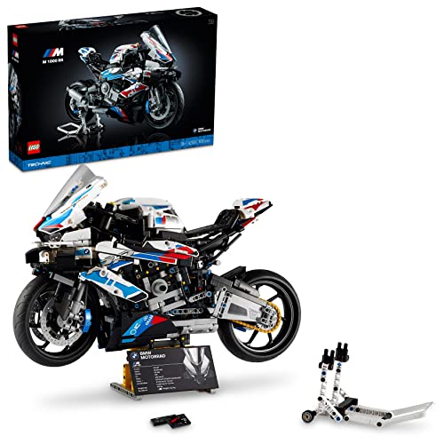 Lego Technic Bmw M 1000 Rr, Moto Da Costruire, Kit Modellismo Per Adulti, Motocicletta Da Collezione, Modellino Replica Superbike Con Dettagli Origina