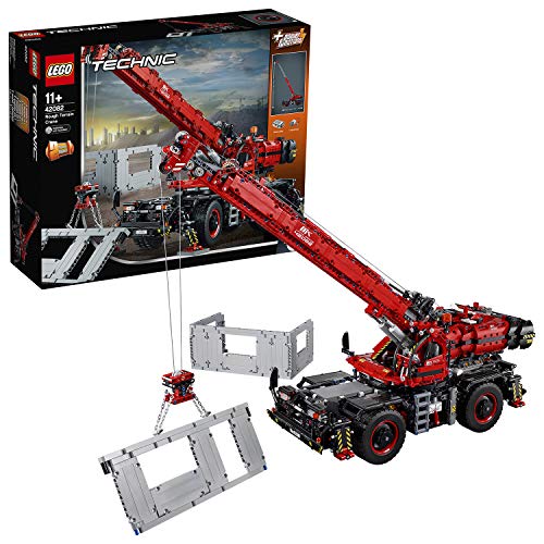 Lego Technic Grande Gru Mobile, Mezzo Pesante E Battipalo Mobile 2 In 1 Con Funzioni Motorizzate, Set Di Costruzioni Avanzato, Collezione Veicoli Per