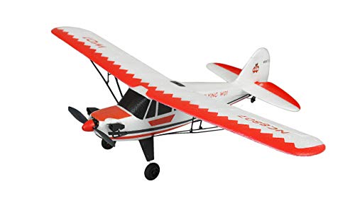Amewi Piper J-3 Cup 24107 - Aereo Rc, Radiocomandato, 3 Canali Rtf, Giroscopio, Mode 2