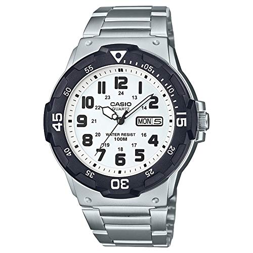 Casio Orologio Analogo Quarzo Uomo Con Cinturino In Acciaio Inox Mrw-200Hd-7Bvef