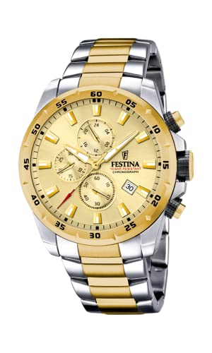Festina Orologio Analogueico Quarzo Unisex-Adulti. Con Cinturino In Acciaio Inox F20562/1
