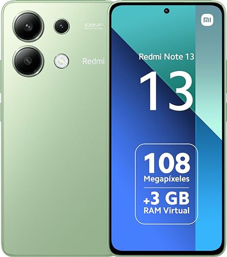 Xiaomi Redmi Note 13 16,9 Cm (6.67") Double Sim Android 13 4G Usb Type-C 6 Go 128 Go 5000 Mah Vert, Couleur Menthe