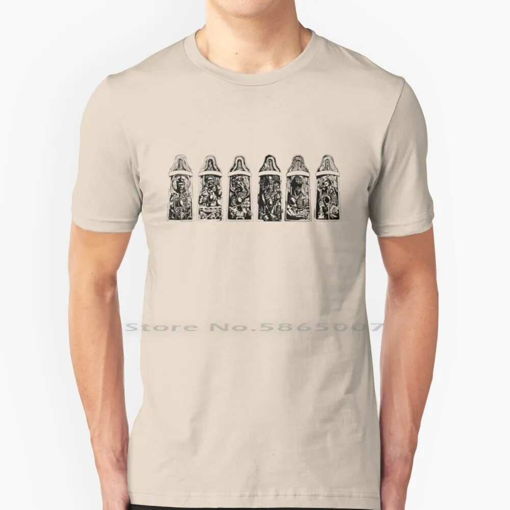 Mens Funny Demons Souls Archstones T Shirt 100% Cotton Art Demons Waifus Souls Uomo Donna Demons Souls Dark Souls Gamer Demon