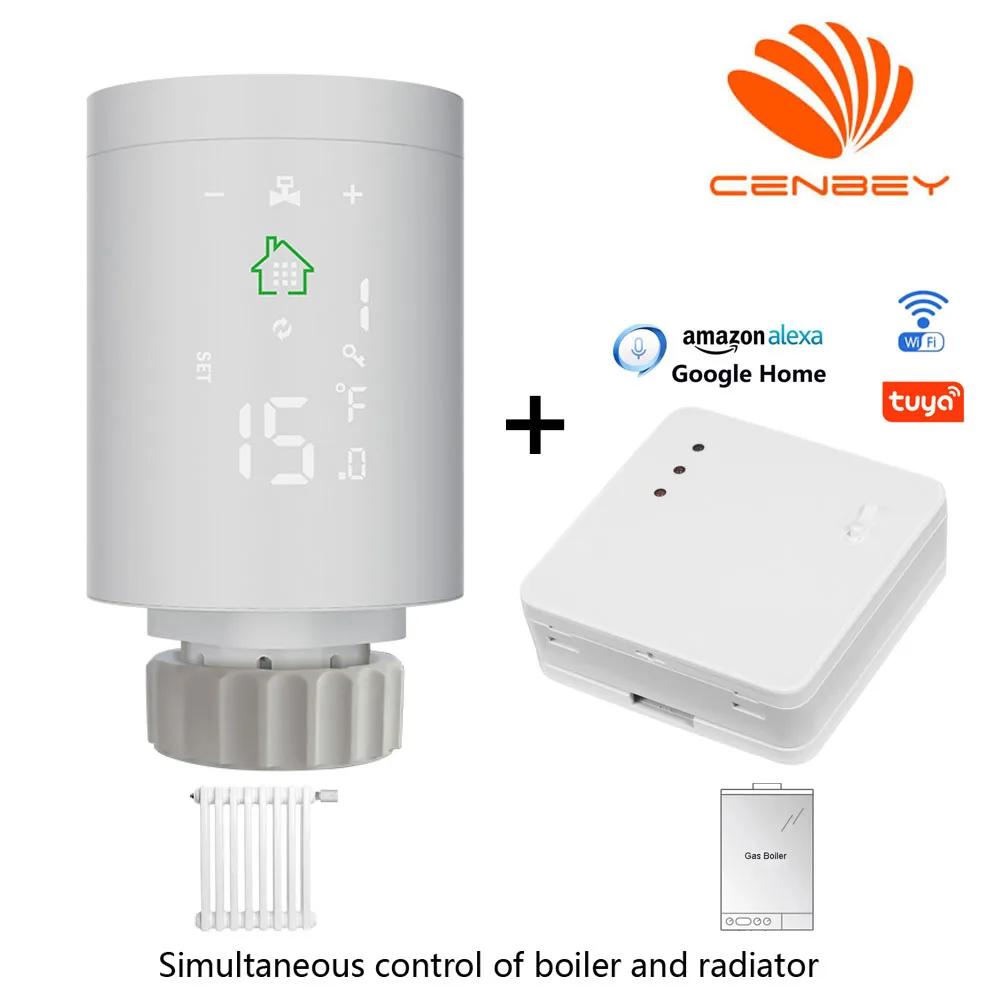 Tuya Zigbee Termostato Caldaia Zigbee Valvola Termostatica Termosifoni Cronotermostato Wifi Valvola Termostatica Caldaia Radiatore Zigbee Valvola Del 