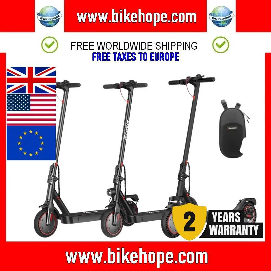 Iscooter I9/I9Pro/I9Max Scooter Elettrico Adulto 350/500W E-Scooter 7.5/10Ah Scooter Elettrico 8.5/10 Pollici Nuovo Scooter Per Adulti