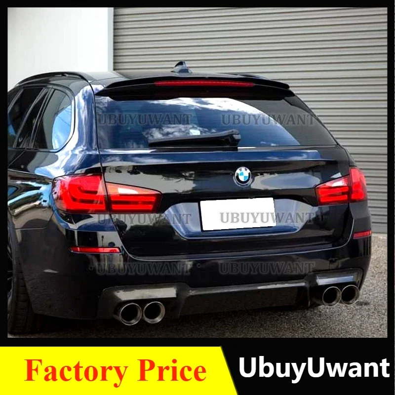 Per Bmw 5 F11 535I Msport 2010-2017 Tronco Di Estensione Spoiler Ala Posteriore Universale Plastica Abs Bmw Serie 5 Touring (F11) M Sport