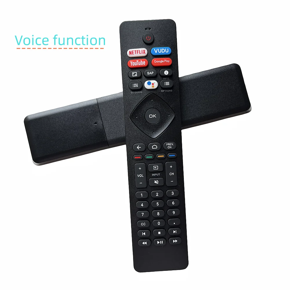 Telecomando Vocale Per Philips Android Tv 55 Pfl5604/F7 50 Pfl5704/F7 43 Pfl5604/F7 32 Pfl5505/F7 50 Pfl5604/F7 75 Pfl5604/F7