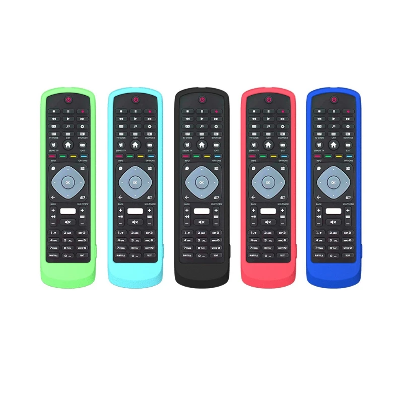 Custodia Protettiva Protettiva Per Telecomando Tv In Silicone Per-Philips Tv -Netflix Muslimate Remote