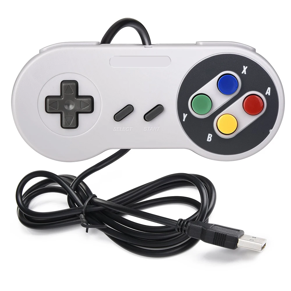 Snes Usb Controller Pc Wired Gamepad Pc Gaming Control Retro Emuelec Emulator Accessori Per Console Per Videogiochi Joystick Joypad