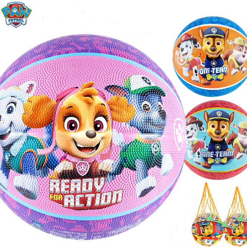 Paw Patrol Anime Play Ball Football Basketball Baby Soccer Ball Chase Skye Marshall Macerie Rocky Leather Outdoor Indoor Toy Ball