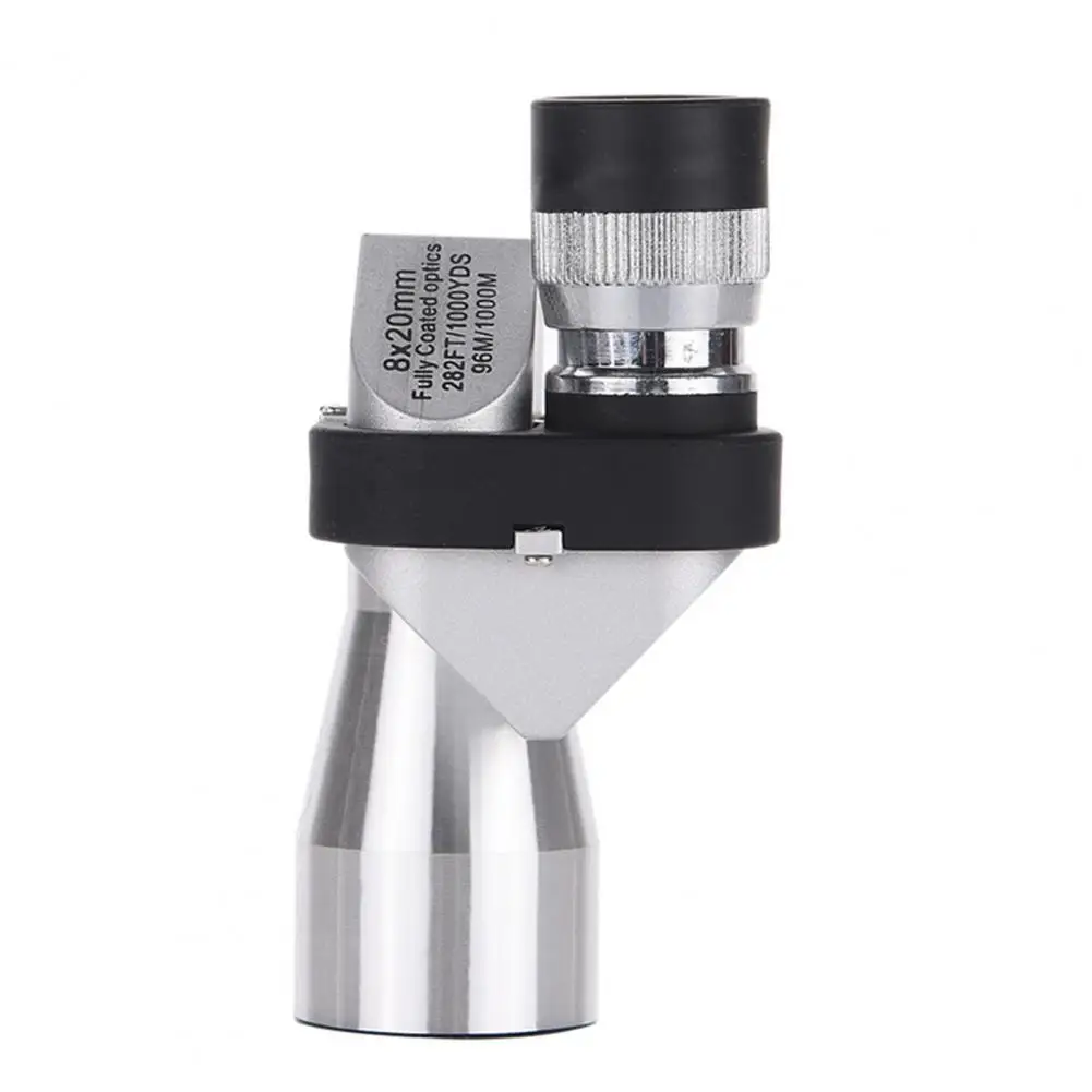 Mini Monocular Telescope High-Power Prisms Telescope Corner Metal Optical Single Tube Telescope Birthday Presents