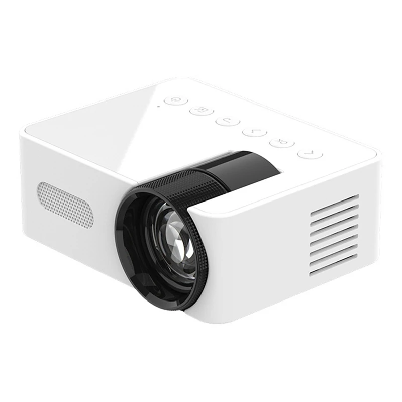 Yt100 Mini Proiettore Domestico Bianco Proiettore Portatile Mini Home Theater Wireless Cellulare Proiettore Multifunzione Facile Installazione