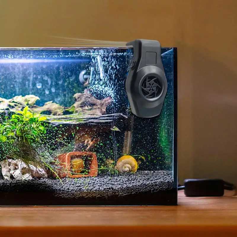 Sistema Di Raffreddamento Del Serbatoio Di Pesce Dell'Acquario Controllo Del Refrigeratore Usb Ridurre La Temperatura Dell'Acqua Set Di Ventole Di Raf