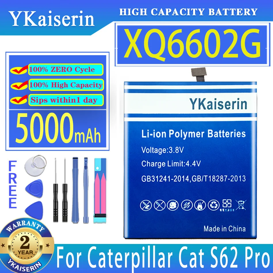 Batteria Ykaiserin 5000Mah Per Batterie Caterpillar Cat S62, S62 Pro Per Telefoni Cellulari