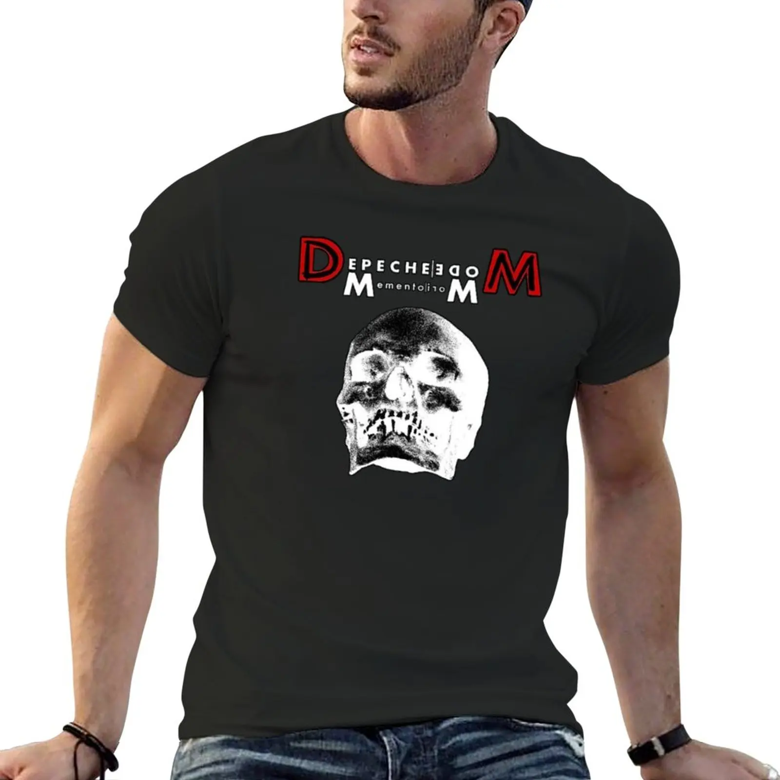 New Memento Mori T-Shirt Anime Heavyweight T-Shirt T-Shirt Nere Per Uomo