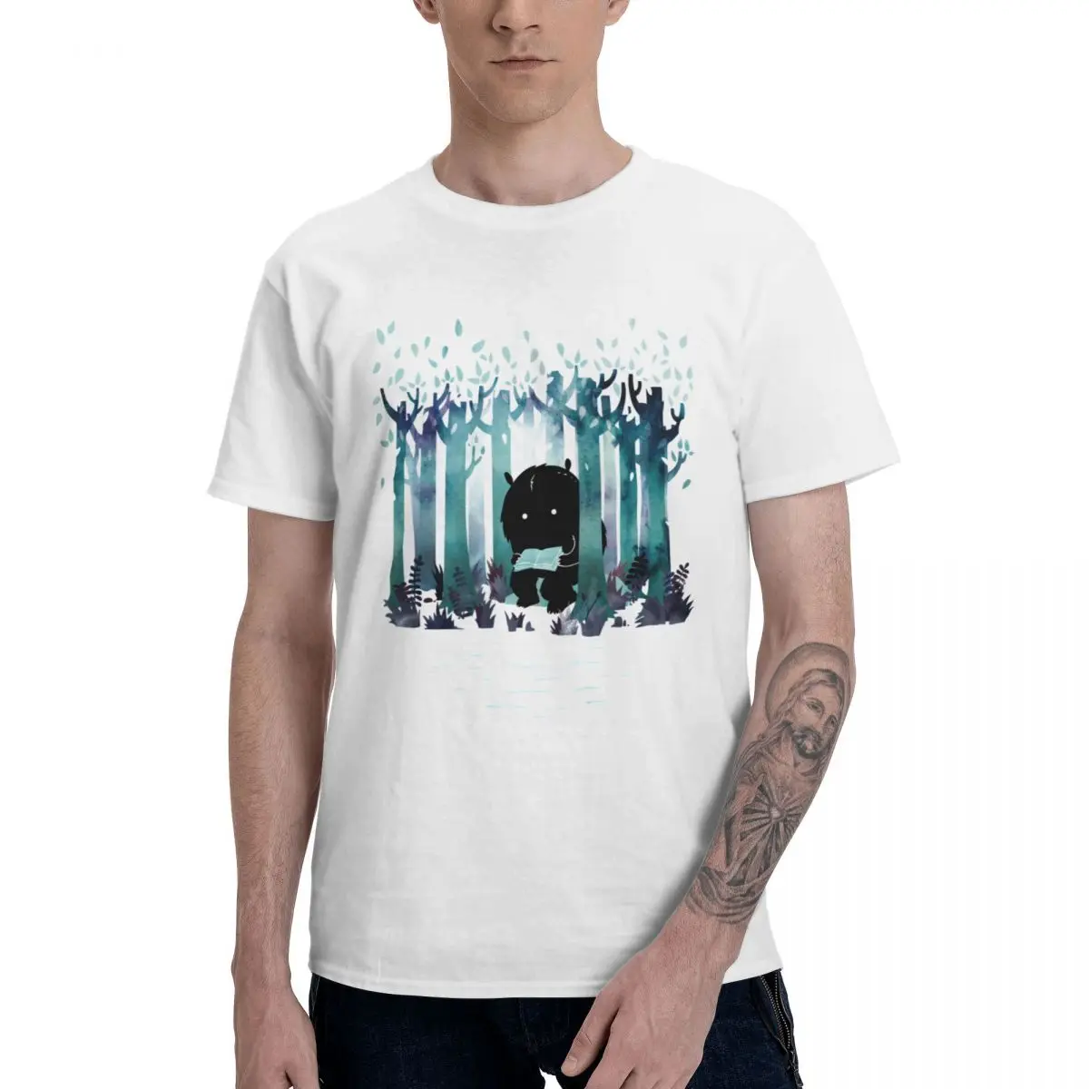 Fashion A Quiet Spot T-Shirt 100% Cotone Girocollo T-Shirt Da Uomo Manica Lunga Corta Plclassic Tees Top