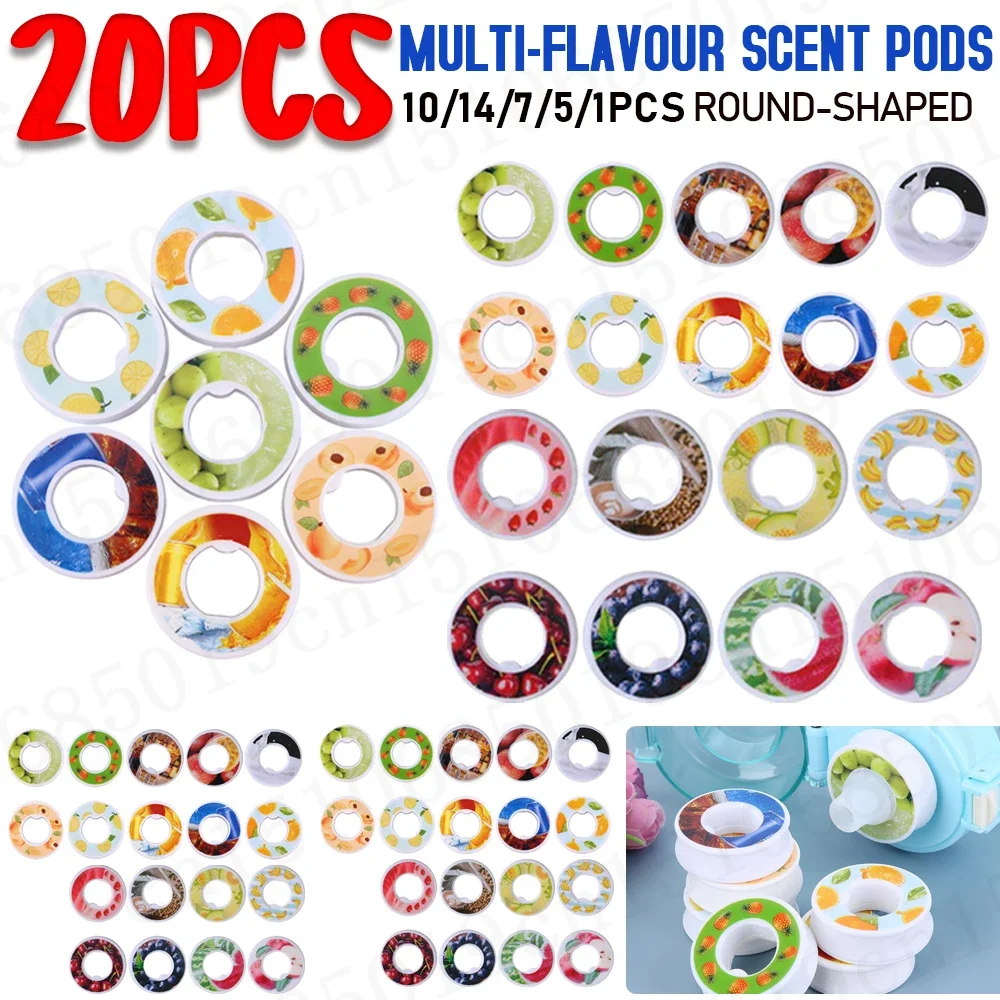 Nuovo 1-18 Pezzi Aromatizzante Air Up Pods 0 Zucchero Sano Profumo Di Frutta Bevanda Bottiglia D'Acqua Pod Bottiglia D'Acqua Sapore Tazza Sapore Anell