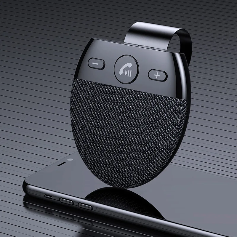 Altoparlanti Bluetooth V5.0 Per Auto Senza Fili Portatili Kit Vivavoce Per Auto Vivavoce Bluetooth Vivavoce Parasole Lettore Musicale