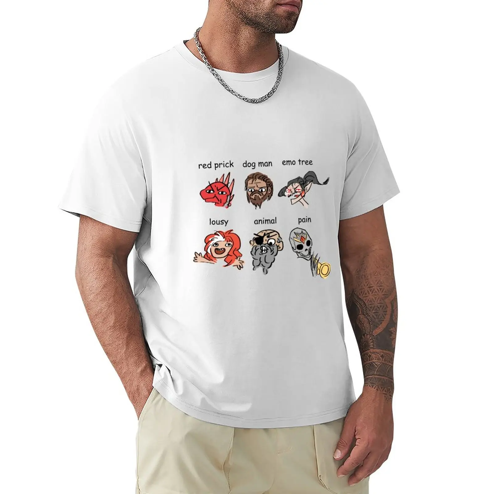 Divinity Original Sin 2 - Origin Characters T-Shirt Anime Plus Size Summer Top Camicia Da Allenamento Da Uomo